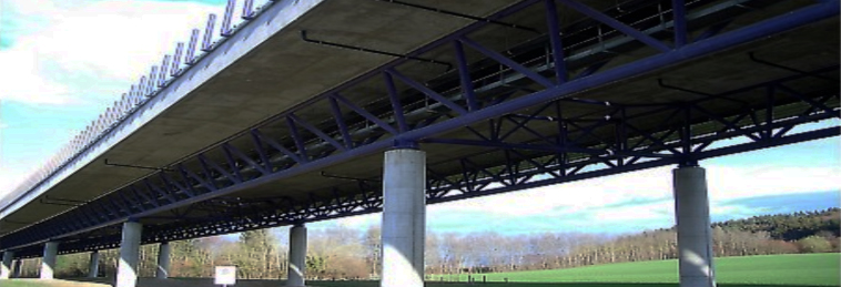 Stahlverbundbrücke mit Hohlprofilen